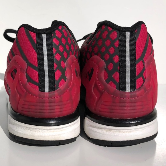 Adidas Running Shoe Women 8.5 ZX Flux Xeno 2015 Negative Collection in Blue Red - Picture 5 of 11